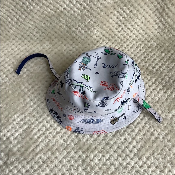 Reversible Baby Sunhat - Picture 2 of 4
